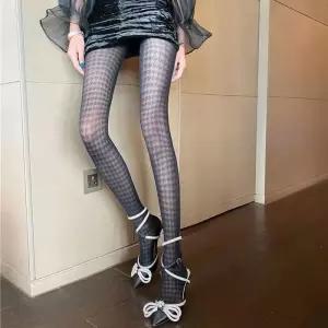 시스루 체크라인 팬티 스타킹 SL-1004750