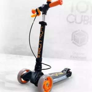 (올핀)유아 세발킥보드 접이식 LED 씽씽이 블랙 1P