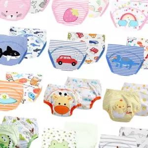 (올핀)배변훈련팬티 무형광 순면 4종세트 203777