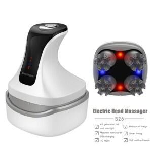 마사지 기계 머리 딥 방수 성장 ipx7 티슈 전기 감는 넥 바디 충전식 4d 반죽 모발