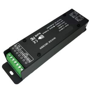 LTECH LED DMX 디코더  LT-858-CC 정전류 DC12-48V  4 채널 CC 350mA  700mA  슬레이브  RJ45 그린 터미널