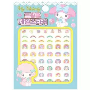 금비가 마이멜로디 트윙클 네일 스티커 캐릭터네일스티커