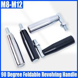 1PC M8 M10 M12 회전 핸드 휠 기계 핸들 접이식 밀링 머신 엄지 나사