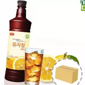 (올핀)광야 유자청 베이스 970ml 1BOX (15개입) 누구나 좋아하는 음료