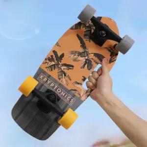 스케이드 보드 휴대용 손잡이 미니 팻 피쉬 장난감 운동 연습용 직진 재미 집중력