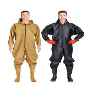 두꺼운 전신장화 갯벌 갯바위 장화 어부복 방수복