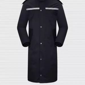 고품질 아웃도어 원피스 레인코트 롱코트비옷 네이비