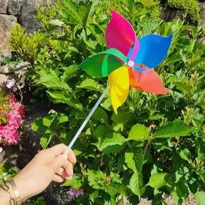 [알티피아]오색 정원 장식용 바람개비 유치원 운동회 허수아비