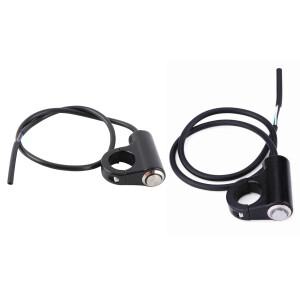 22mm 바이크 오토바이 핸들바 마운트 스위치 푸시 버튼 헤드라이트 브레이크 안개등 ONOFF 블루 레이 버전