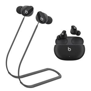 [미국배송] ULITIQ BEATS STUDIO 버즈 스트랩 스포츠 실리콘 비트 이어버드 랜야드 안티 로스트 스튜디오 스트랩 액세서리 넥 로프 코드 소프트 러닝 홀더 커넥터 (블랙)과 호환됩니다