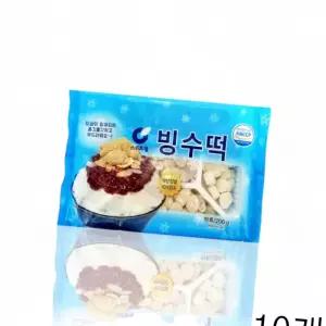 (다올)빙수토핑 스위트웰 빙수떡 200g X 10개 카페재료