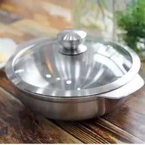 통5중 초스피드 1인용 미니 라면 스텐 냄비 유리 뚜껑