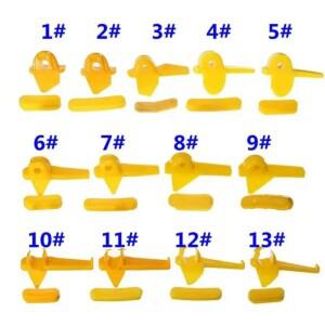 1세트 타이어 체인저 기계 나일론 마운트 분리 헤드 인서트 림 보호기 키트 새 제품