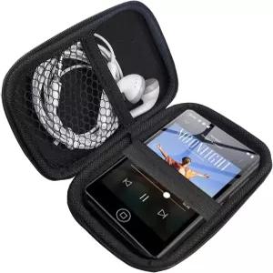 AGXOV M302 MP3 플레이어 케이스 램쇼 하드 쉘 여행 및 보관 4.02인치 MP4 플레이어(블랙) 호환