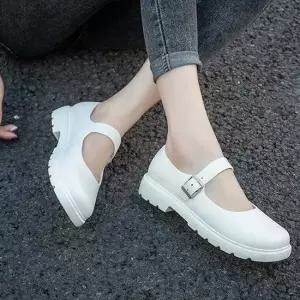 여름철 둥근코 디자인 메리제인형 버클 장화 여름신발 패션방수화 방수신발 여름장화 패션신발