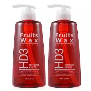 후르츠왁스 케라틴 슈퍼하드 헤어젤 500ml X 2개 과일나라