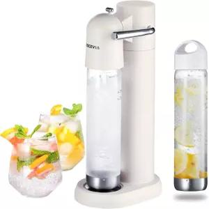 탄산수 기계 용 셀처 탄산 찜 디스펜서 BPA 프리 병 2개 포함 기계(1L) 스크류 인 60L CO2 실린더(포함되지