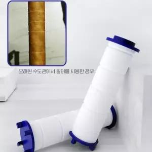 정수 필터 샤워기 리빙듀오 큐어 4개 생활용품 수돗물