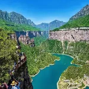 정주/태항산 5일 산위호텔1박 #통천협#석판암야경투어#태항대협곡#운봉화랑전동카#천계산#왕망령#영화마을#푸드트럭