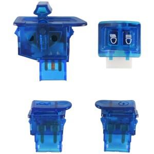 바이크 오토바이 스위치 버튼 회전 신호 시작  호환 디오 ZX AF27 AF34 블루