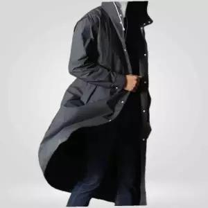 심플 블랙 블랙 코트형 우비 XL 비옷 판쵸우의 심플