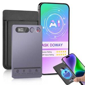 [미국배송] AI 음성 녹음기 전사 및 요약 기능이 있는 노트 앱 제어 118개 언어 지원 64GB 메모리 마그네틱 케이스 통화 강의용 휴대용 오디오 국제 회의