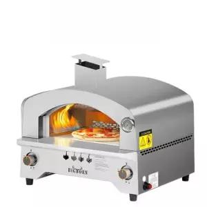 업소용 전기 피자화덕 히터 화덕오븐 가마 야외 표준-덕트 천연가스 모델