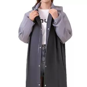 투톤 고급 두꺼운 다회용 우의 우비 레인코트