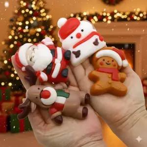 자광 크리스마스 산타말랑이-소형1박스16개 산타스퀴시 루돌프 눈사람