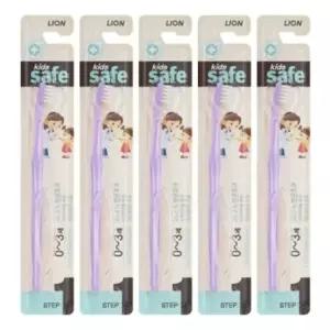 0 1단계 5개입 5개입칫솔세트 키즈세이프 1단계유아용칫솔 (WFKC3LS)