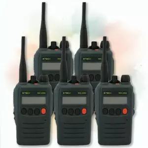 ETECH 이테크 NIS-400D NIS400D 고출력 업무용 디지털 무전기 5대 세트 