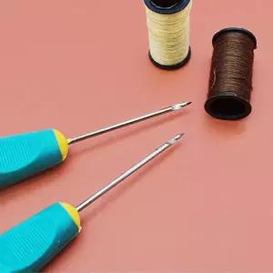 가죽공예 송곳 DIY 키트 재료 후크형 고급 펀칭 라탄공예 부자재 수선 구멍뚫기