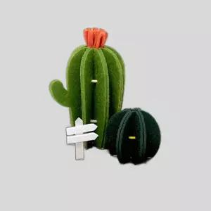 펠트 여름 선인장 가습기 만들기키트 단품 자연기화식