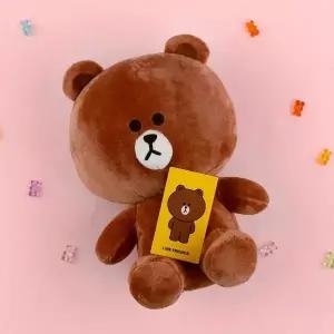 고품질 라인프렌즈 시리즈 시팅 인형 25cm(브라운) 인형장난감 (WFKDRZ8)