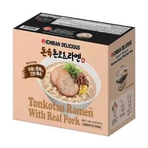 Ichiban Delicious 돈코츠라멘 185g x 6 (WFKDI3J)