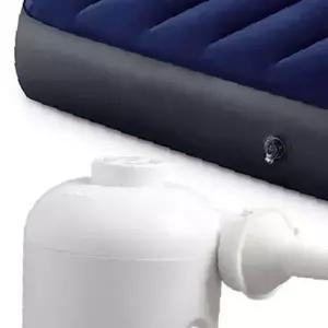 쌍문상회 매트에어펌프 공기 주입기 전동 튜브 휴대용 화이트