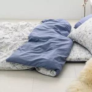 고품질 글로리 30수 광목 홑 이불커버 D(더블) 네이비 180 x 220 (WFKEFMV)