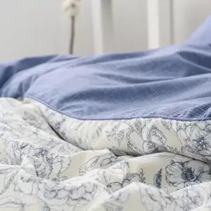 고품질 글로리 30수 광목 홑 이불커버 Q(퀸) 네이비 200 x 230 (WFKEFXT)