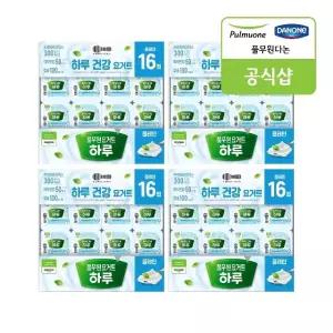 [풀무원다논] 하루요거트 컵 플레인 16입(80g x 16입) x 4개