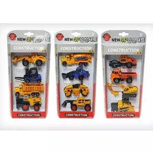 [퍼니메이커]sg건설미니카4P 다이케스팅 미니카 중장비미니카 자동차 건설차 덤프 포크레인