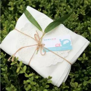 [퍼니메이커]순한 대나무 거즈 아기 손수건 5p set 가제 수건 아기손수건 가제손수건 신생아손수건 가재손