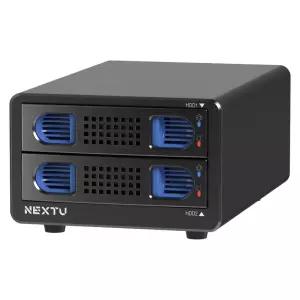 하비슈 2베이 DAS USB3.0 5Gbps HDD SSD 데이터스토리지 NEXTU-922U3