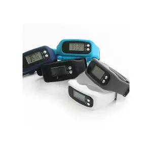 패션 LED 실리콘 팔찌 만보기 손목시계 컬러 스포츠 헬스시계