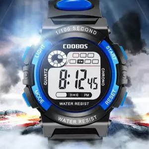 등산 스포츠 다기능 손목 디지털 생활 방수 시계 LED LED손목시계