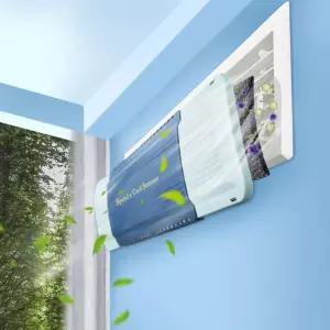 다각도 조절 가능 시스템 에어컨 바람막이 (벽걸이형)자연 윈드바이저 가림 활성탄필터 가드 막이 에어콘