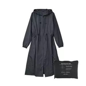 차콜 정품 일본 2WAY 여성용 세트 파우치 레인코트 (WFKC24P)
