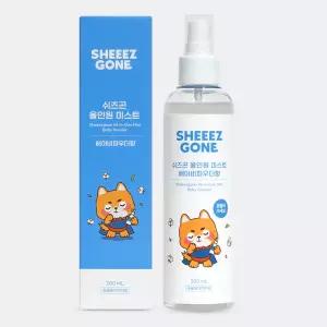 쉬즈곤 강아지 고양이 미스트 수분 보습 관리 올인원 베이비파우더향 200ml 1개