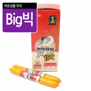 진주 빅 천하장사 오리지날 70g (BIG)(1타 12개입) 26.04.01(제조+120일)소시지 스틱소세지 간식