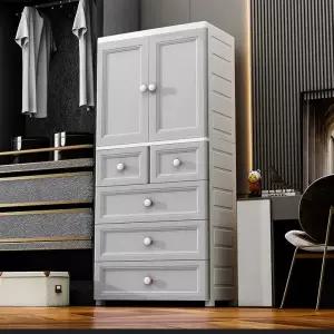 플라스틱 이불장 원룸 간이 조립식 옷장 캐비닛