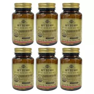 솔가 엽산 400 280mg x 250정 6개 -DL-
